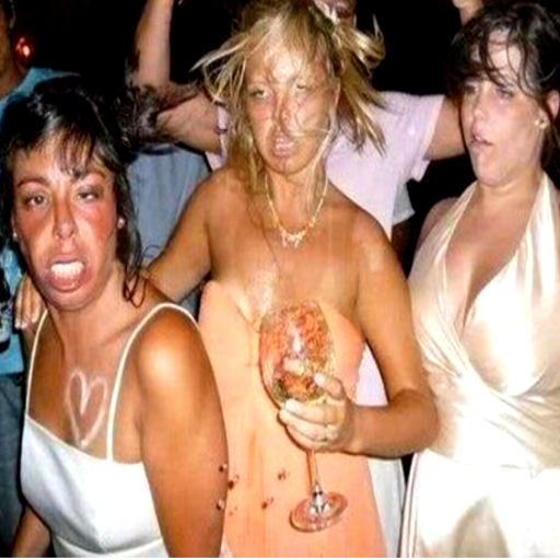 Three-women-extremely-drunk-at-a-wedding