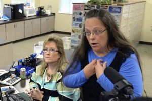 Kim-Davis-is-in-the-County-Clerk's-office-telling-reporters-that-God-is-the-reason-she-won't-sign-same-sex-marriage-licenses