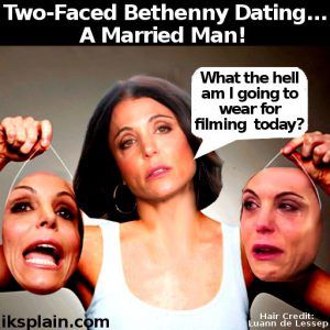 Real Housewives of New York Bethenny Frankel is dating a married man.