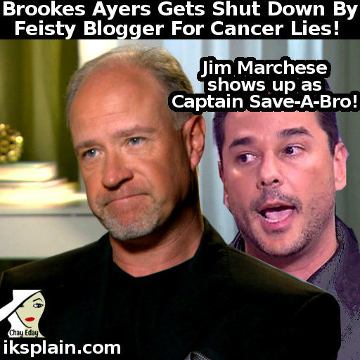 RHOC Brooks Ayers shut down by feisty blogger feature